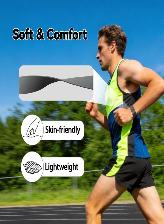 TERPINK Replacement Silicone Band Compatible with Hume Band, Soft Adjustable Wristband Strap for Daily Wear, Waterproof, Health and Fitness Wearable Tracker Accessories (Grey) - Image 4