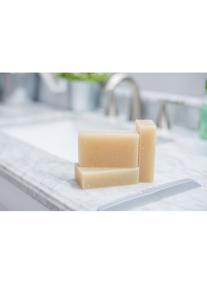 360Feel - Cherry Almond Shampoo Bar Soap Treats Itchy & Dry Scalp Hair Treatment With Essential Oils Vegand & Natural Ingredients Tsa Approved Great For Hair Body & Beard - Image 1