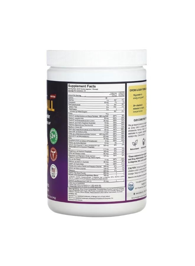 NuBest Tall Growth Protein Powder For Kids and Teens 2 Chocolate 12 oz 340 g - Image 2