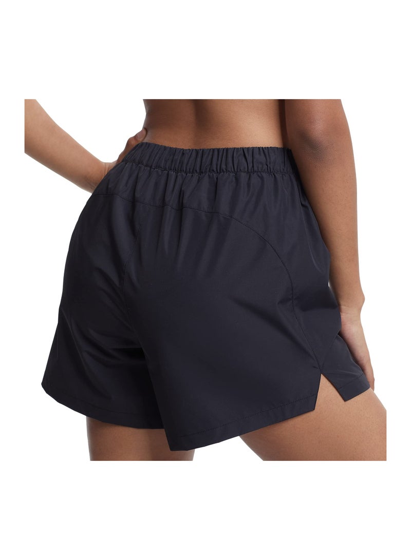 SOLARAE Women's Sauna Shorts and Sweat Pants for Gym Workouts, Thigh Slimming Suit, Waist Trainer, Weight Loss Fitness Outfit, Exercise Sauna Suit (XL) - Image 5