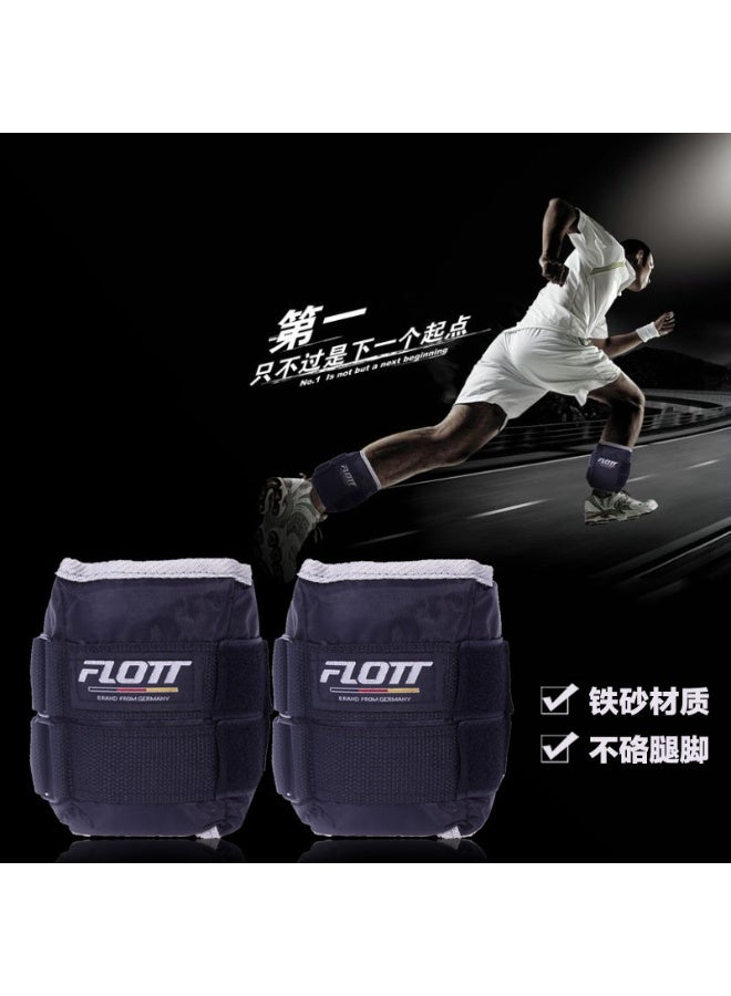 FLOTT Adjustable Ankle Weights Set of 2, 0.5–3kg Wrist and Ankle Weight Straps, Adjustable Leg Weights for Fitness, Running, Yoga, Aerobics, Strength Training, Home Workout Equipment for Men and Women(2.5kg) - Image 4
