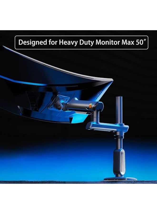 NB NORTH BAYOU NB Ergonomic Gaming Monitor Stand - Heavy-Duty & Fully Adjustable Monitor Arm for 27-50 Inch Screens - Max Load 18kg - Image 3