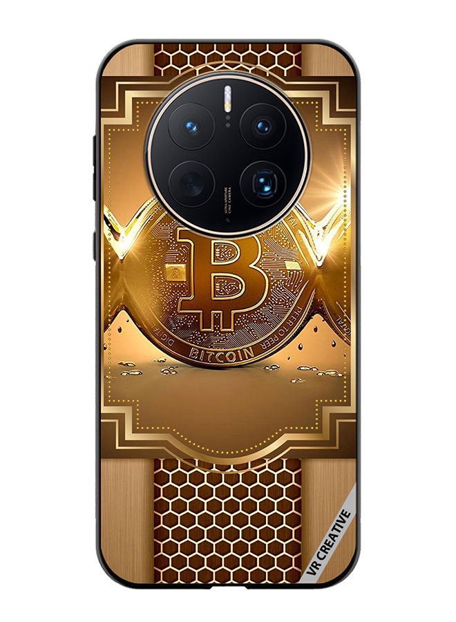 VR CREATIVE Protective Case Cover For Huawei Mate 50 Pro Royal Bitcoin Design Multicolour - Image 1
