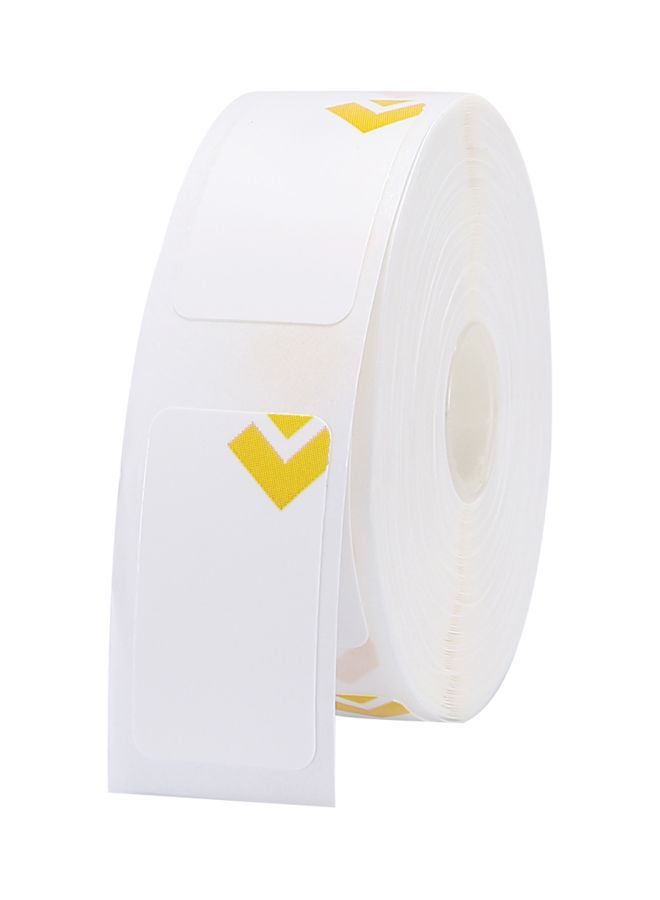 NIBEMINENT Thermal Printing Label Paper Roll White/Gold - Image 1