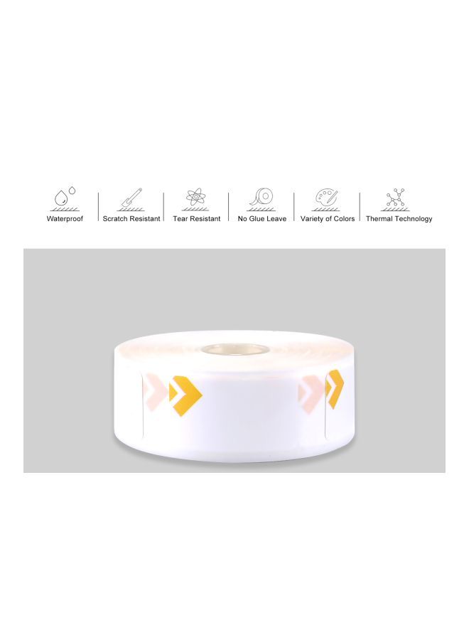 NIBEMINENT Thermal Printing Label Paper Roll White/Gold - Image 4