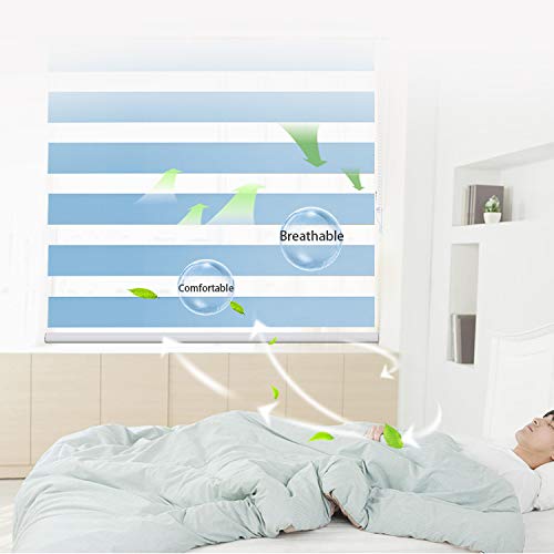 ZEBRA BLINDS Polyester Blinds for Windows,Coffe,W80XH150CM - Image 4