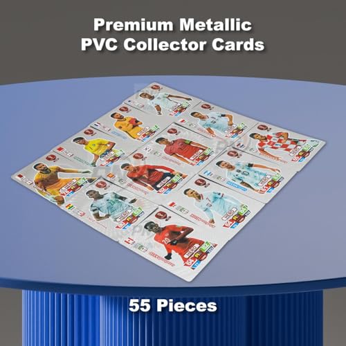 PN AVAN Football Card Set Waterproof Plastic Card 55 Silver Card (Silver Colour) - Image 4