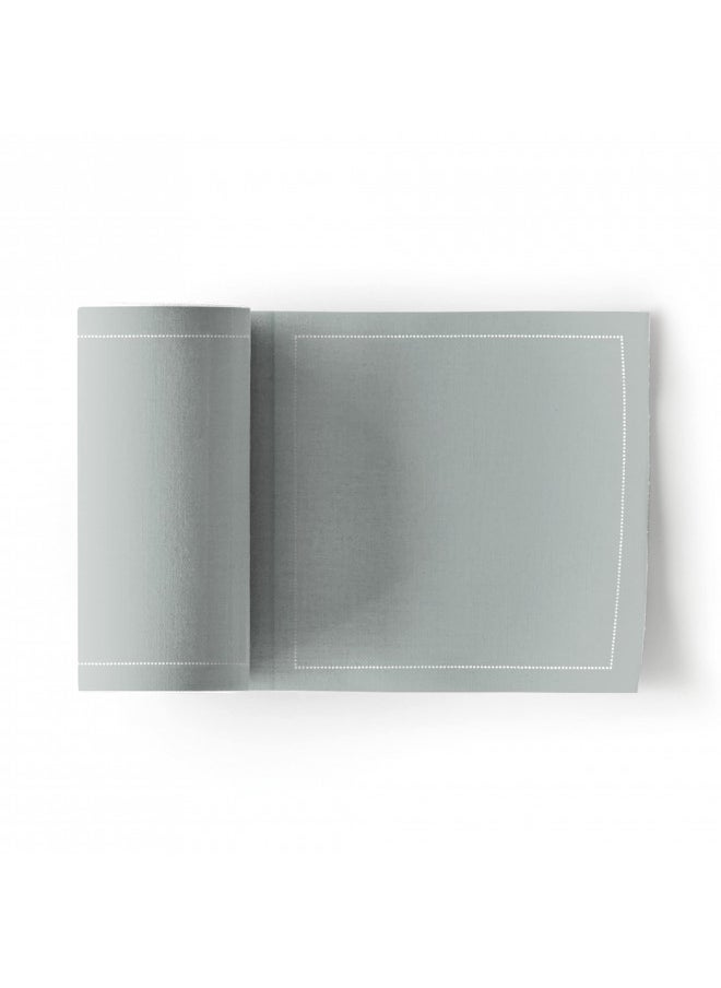 Cotton Cocktail Napkin - 4.3 x 4.3 in - 50 units per roll - Grey