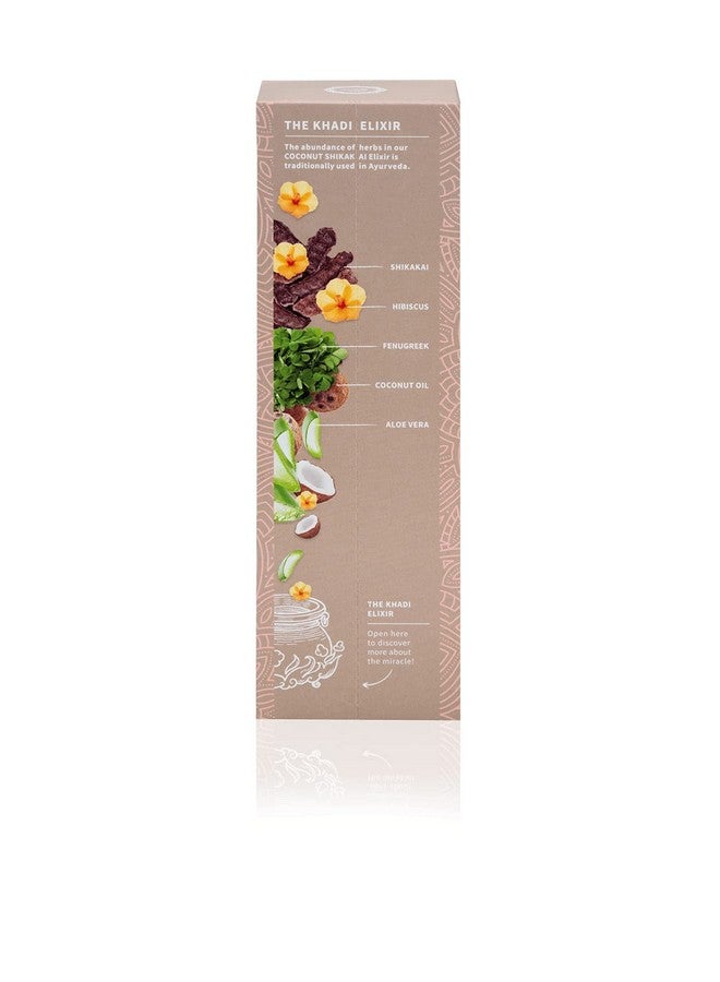 Khadi Coconut Shikakai Ayurvedic Conditioner, 100% Natural, Silicone-Free, Coconut & Shikakai Rich Conditioning, Silky Shine, Reduces Frizz & Defines Curls, Vegan Hair Care Organic Beauty 6.7 Oz - Image 3