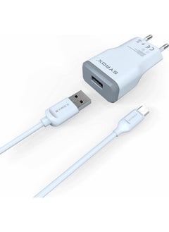 Eu-39-Microsoft Lumia 640 Lte Compatible 2.0 Ampere Charger + Cable Charger with Micro USB Port - J15