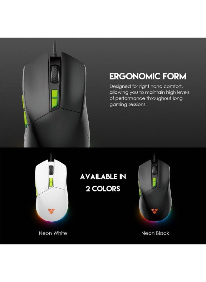 فانتيك ماوس الألعاب VX6 PHANTOM II - مستشعر بصري 7,200 نقطة لكل بوصة - مع برنامج - Image 3