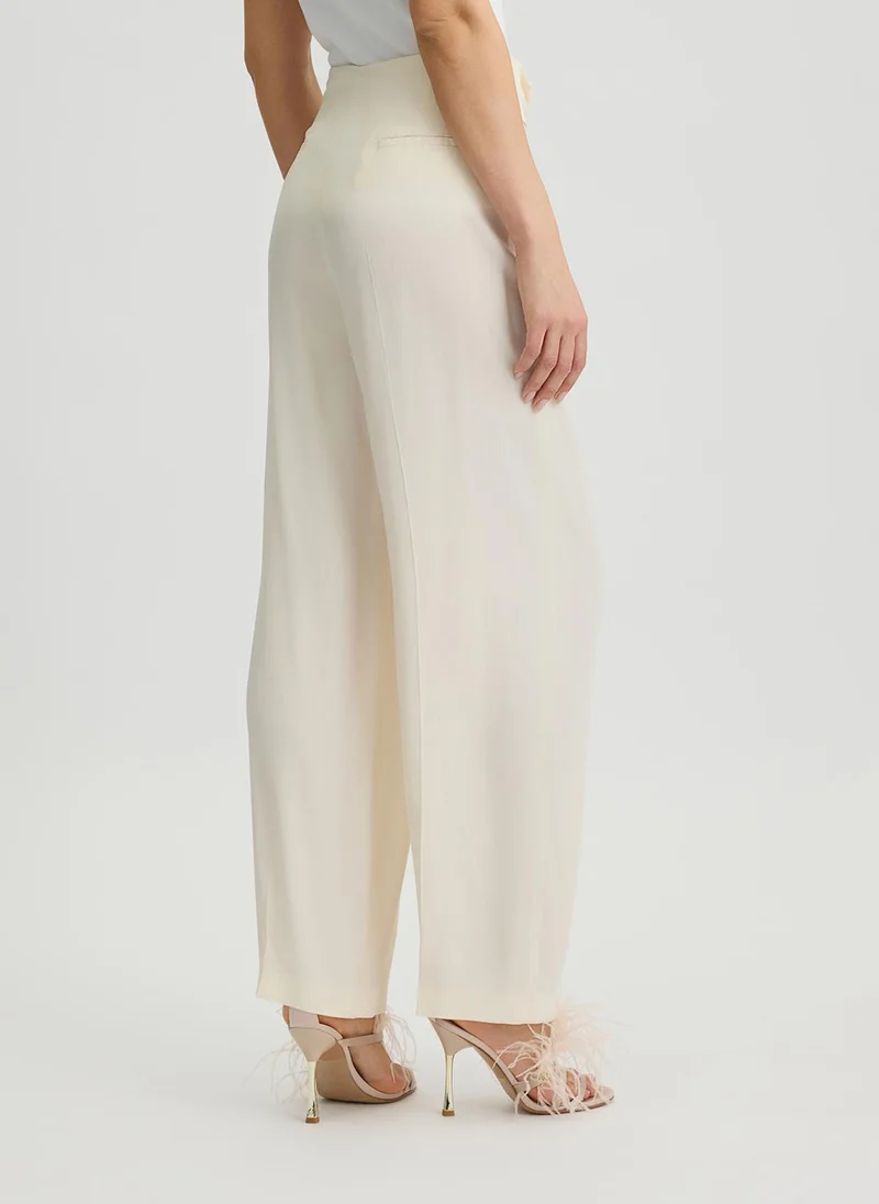 Liu Jo Silk-blend trousers