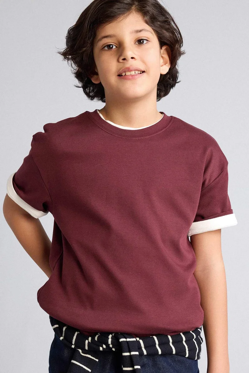 ديفاكتو Oversize Fit Short Sleeve T-Shirt