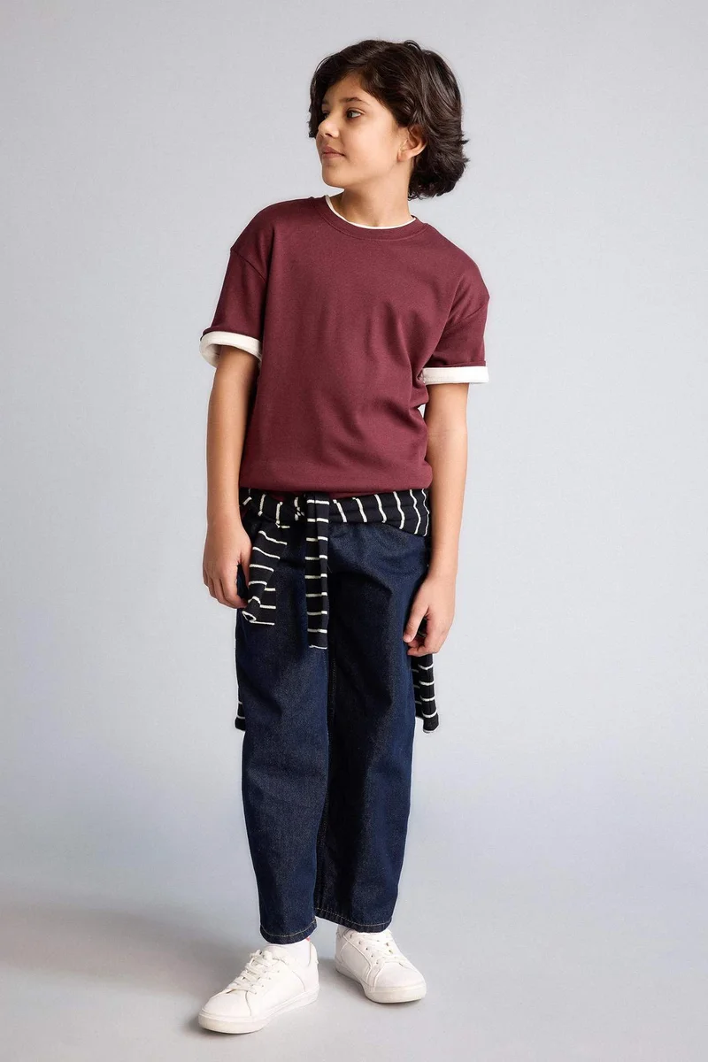 ديفاكتو Oversize Fit Short Sleeve T-Shirt