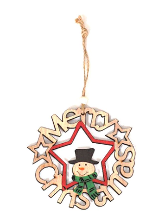 NIBEMINENT Decorative Ornament Beige/Red/Green 11 x 11.8cm - Image 1