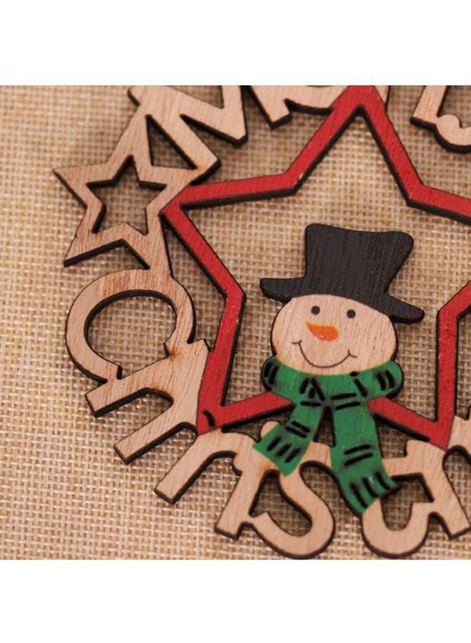 NIBEMINENT Decorative Ornament Beige/Red/Green 11 x 11.8cm - Image 2