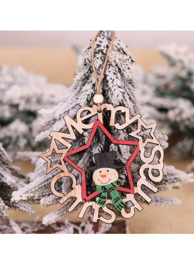 NIBEMINENT Decorative Ornament Beige/Red/Green 11 x 11.8cm - Image 3