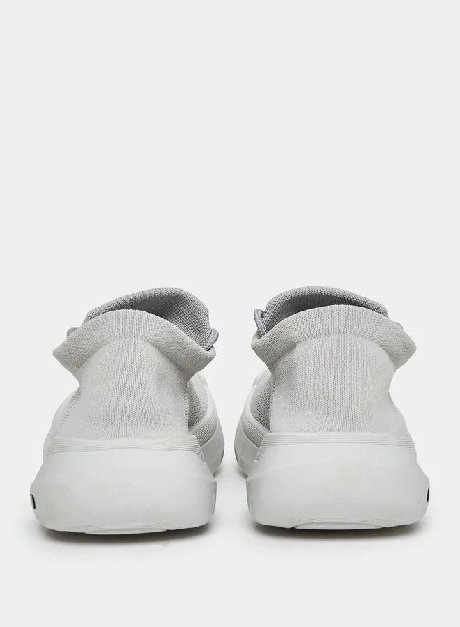 Styli Textured Chunky Sole Lace Up Sneakers