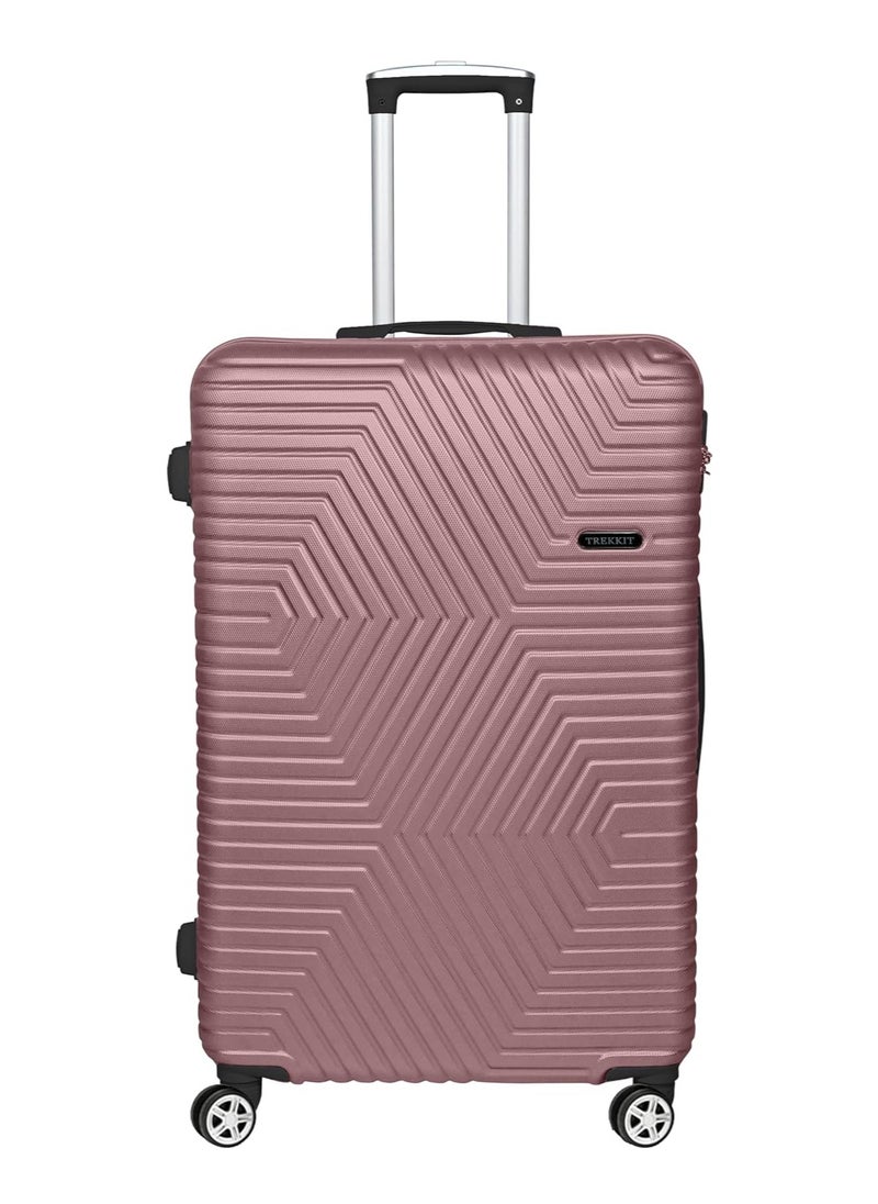 TrekKit Lightweight Checked Suitcase Luggage Trolley - Hardshell Suitcase for 30kg Spinner Luggage for Travel | ABS Material with 4 Spinner Wheels (Rose Gold, 28 Inches (71 cm)) - pzsku/Z1AF214B2DE4F32E82C87Z/45/_/1737585370/d63ca520-6c2b-483d-822a-d94c02078b52