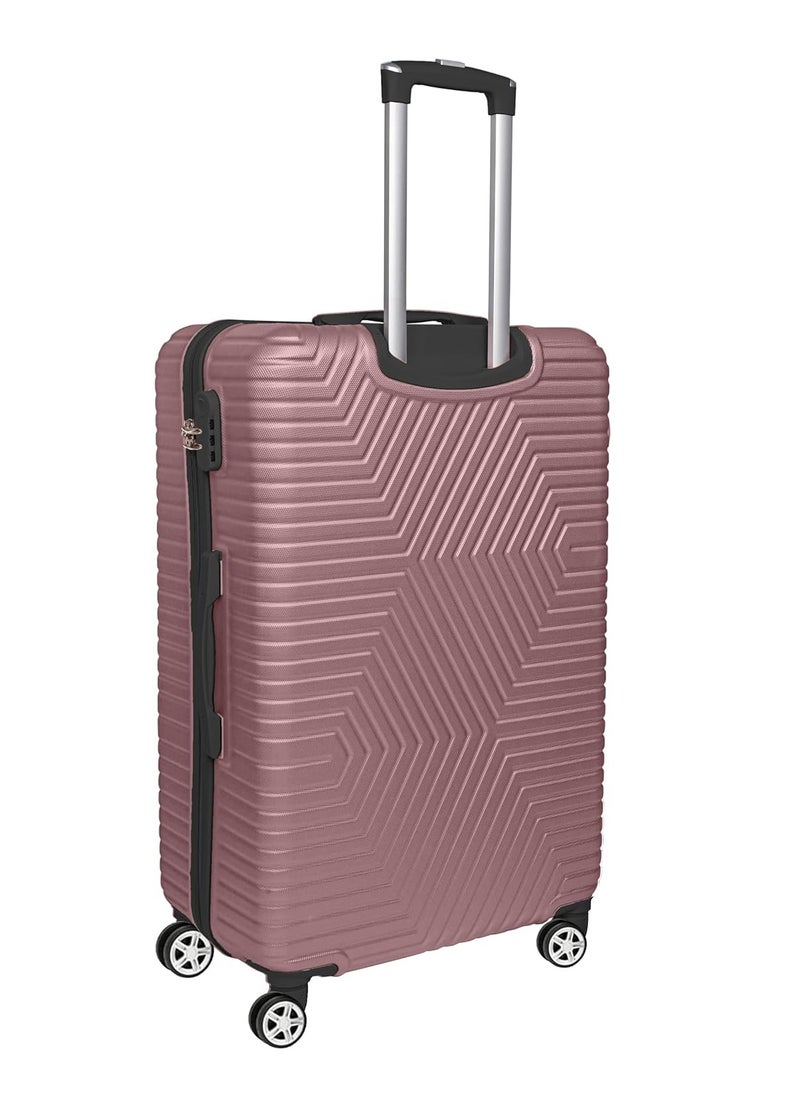 TrekKit Lightweight Checked Suitcase Luggage Trolley - Hardshell Suitcase for 30kg Spinner Luggage for Travel | ABS Material with 4 Spinner Wheels (Rose Gold, 28 Inches (71 cm)) - pzsku/Z1AF214B2DE4F32E82C87Z/45/_/1737585390/a3225fe6-8f0c-48e9-be2d-73f3ebc5c46d