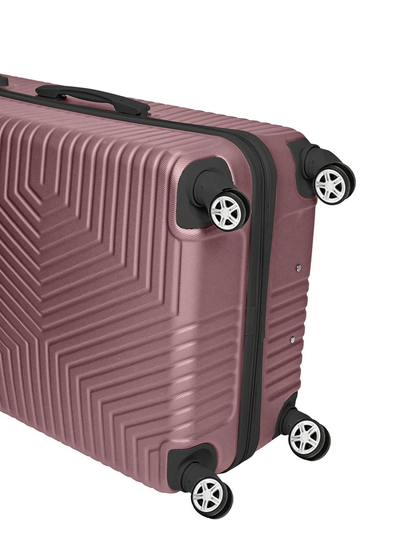 TrekKit Lightweight Checked Suitcase Luggage Trolley - Hardshell Suitcase for 30kg Spinner Luggage for Travel | ABS Material with 4 Spinner Wheels (Rose Gold, 28 Inches (71 cm)) - pzsku/Z1AF214B2DE4F32E82C87Z/45/_/1737585470/0f1e3843-f1eb-4bdf-bc97-5efaa81c4544