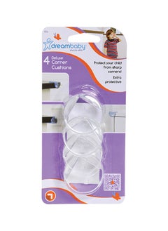 dreambaby Pack Of 4 Deluxe Corner Cushions - Transparent  - Image 3