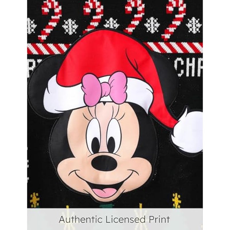 Loquat DISNEY Mickey and Friends Family Matching  Hooded Sweatshirt Casual Mickey Snow Pattern Long Sleeve Pullover Hoodies - Image 5