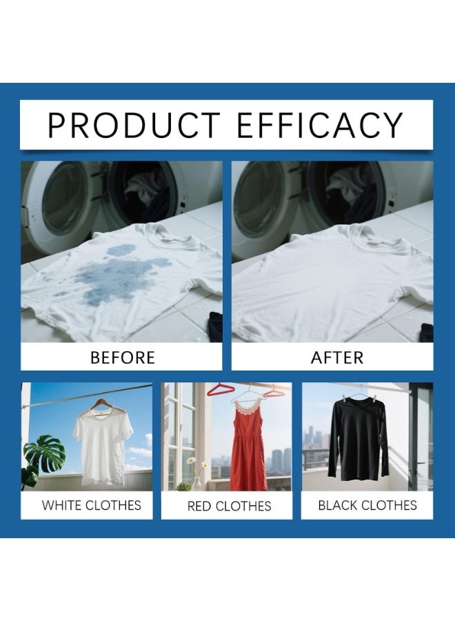 Color Catcher Laundry Sheets - 50 Piece Dye Absorber Sheet Pack | Protects Clothes from Color Bleeding, Prevents Fabric Staining During Wash, Ideal for Travel, Dorm, and Home Laundry Use - Image 5