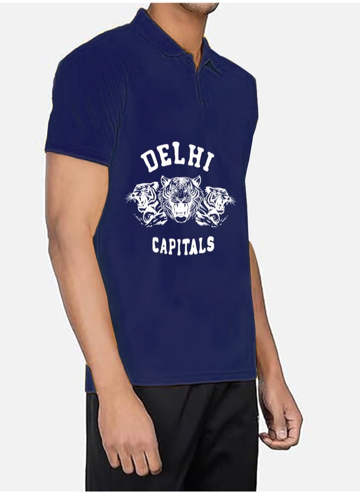 Generic - Delhi Cricket Jersey for Men - Dry-Fit T-Shirt for Men - Perfect for Delhi Cricket Fans - Match Day - Image 1