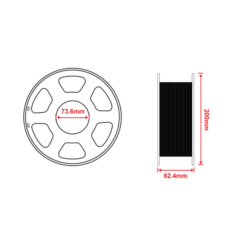 3D Printer Filament 1.75mm White 1KG: High Purity No Bubbles - Warp-Free Smooth Molding PETG Consumables for FDM 3D Printers Home DIY Projects - Image 5