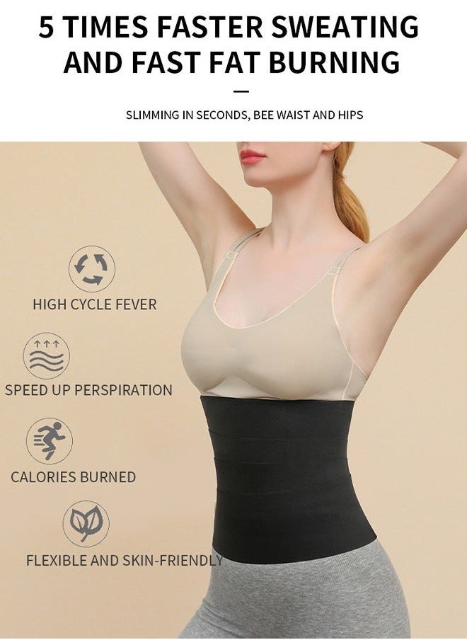 Generic 3M Waist Wrap for Stomach Waist Belt Waist Trainer for Women Post Partum with Loop Design Tightness Adjustable Invisible Tummy Bandage Wrap Waist  - Image 3