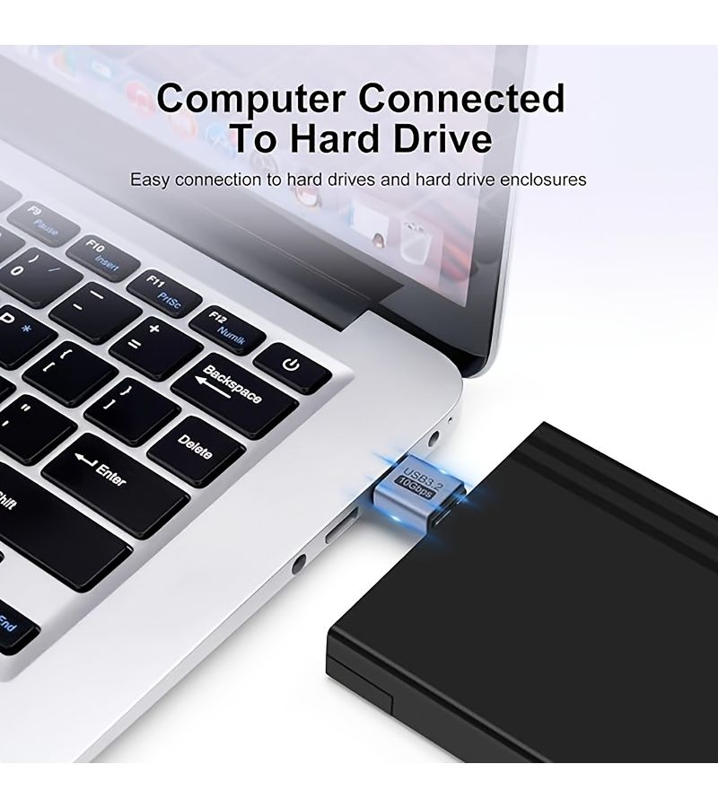 10Gbps USB 3.1 to Micro B Cable Adapter 2pcs USB 3.0 Male Connector - Image 2