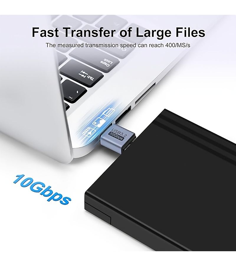 10Gbps USB 3.1 to Micro B Cable Adapter 2pcs USB 3.0 Male Connector - Image 5