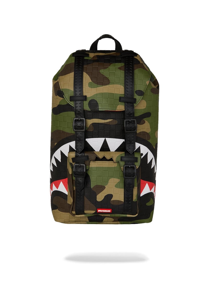 SPRAYGROUND SG WOODLAND CAMO CHECK HILLS BACKPACK - Image 1