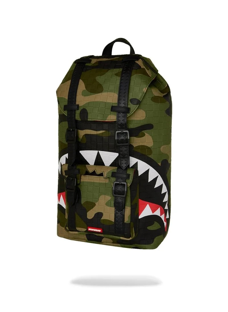 SPRAYGROUND  SG WOODLAND CAMO CHECK HILLS BACKPACK  | Best Price UAE