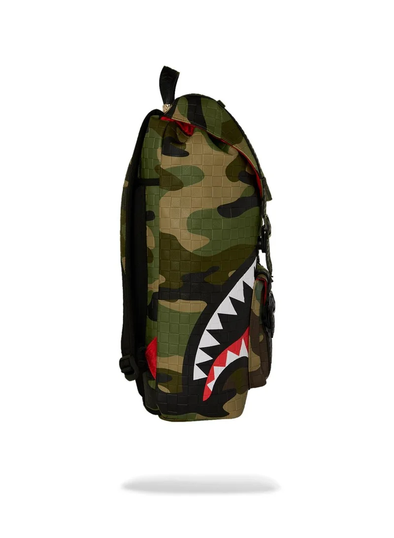 SPRAYGROUND  SG WOODLAND CAMO CHECK HILLS BACKPACK  | Best Price UAE