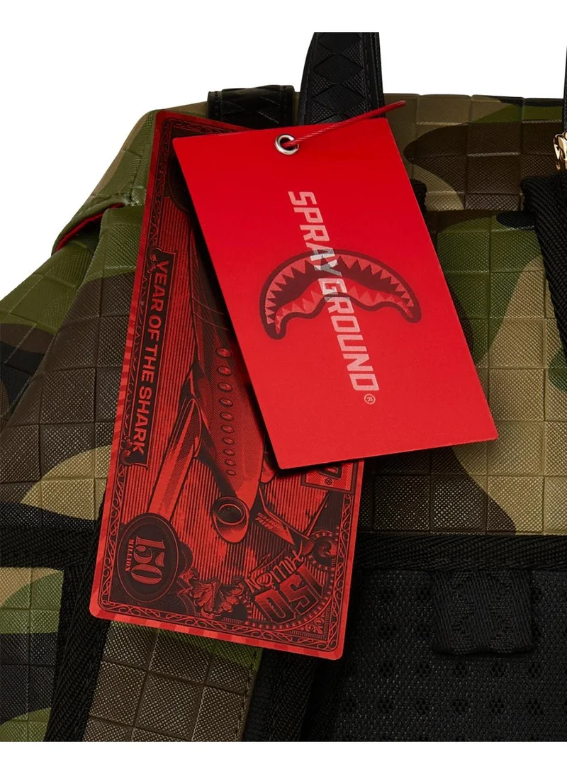 SPRAYGROUND  SG WOODLAND CAMO CHECK HILLS BACKPACK  | Best Price UAE