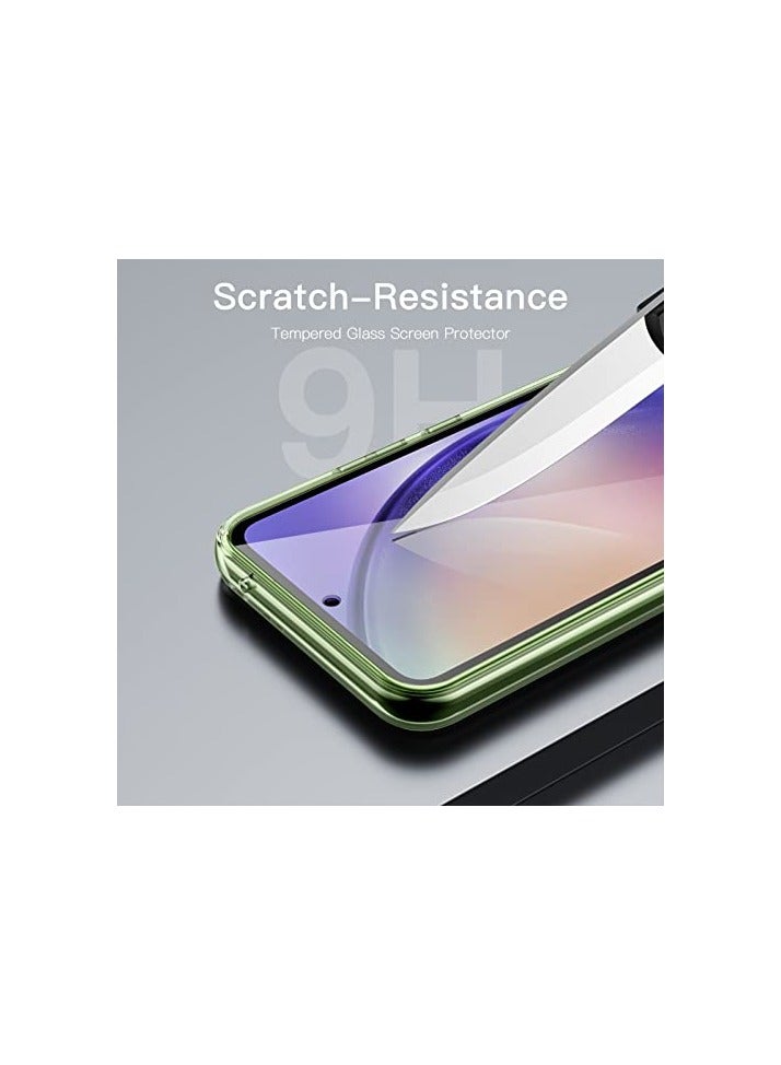 JETech 2 in 1 Case for Samsung Galaxy A54 5G 6.4-Inch with 2-Pack Screen Protector, Tempered Glass Film, Shockproof Bumper Phone Protective Cover Clear Back (Clear) - Image 3
