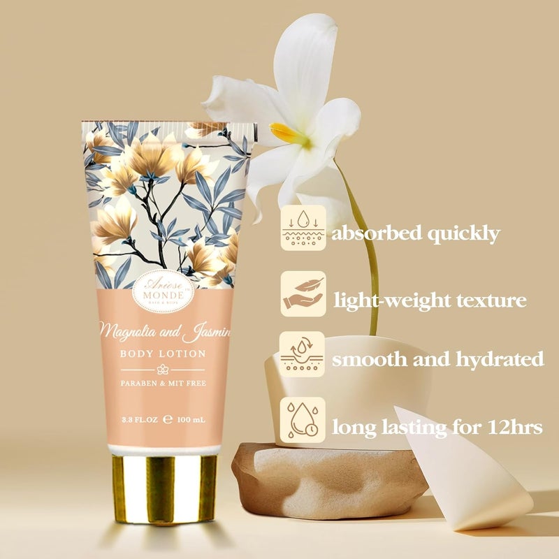 ArioseMonde Magnolia & Jasmine Home Spa Gift Basket - Image 4