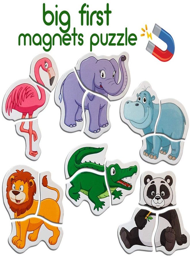 MAGDUM Zoo Magnetic Puzzles for Kids Ages 3-5 - Toddler Puzzle - Travel Toys for Kids Ages 3-5 - Magnetic Travel Games Baby Puzzle Kids Puzzle Toys - Puzzle for Preschooler Magnet Puzzles Games - Image 3
