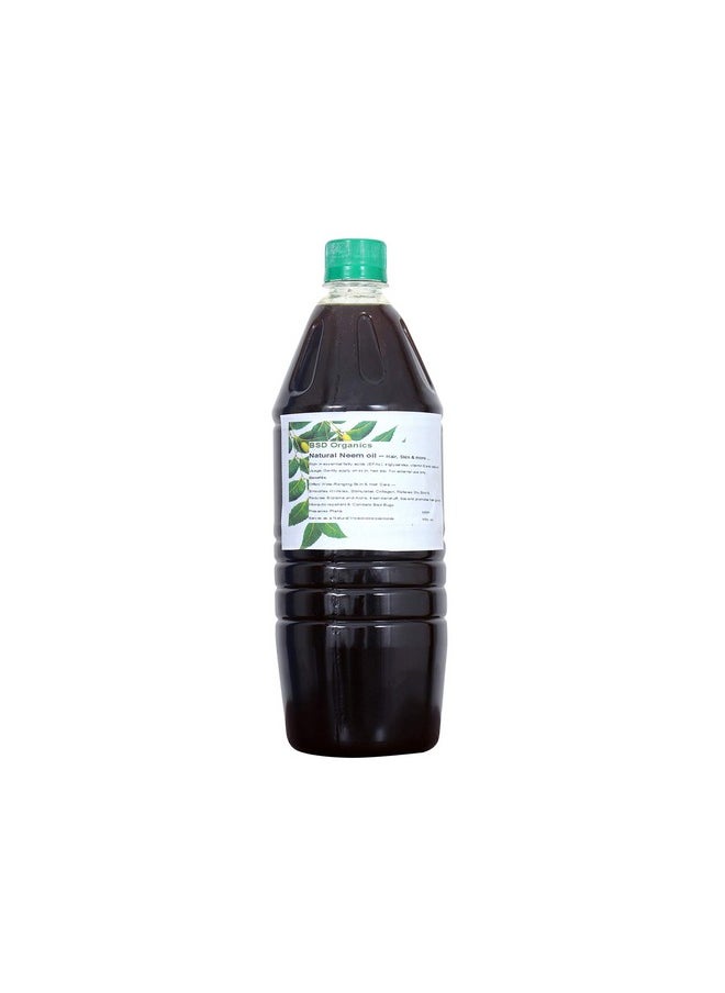 BSD Organics Neem Oil/Vepa Ennai, Skin Care, Hair Care And More- 500 Ml 