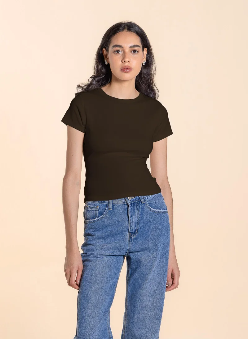 BASIC FITTED T-SHIRT