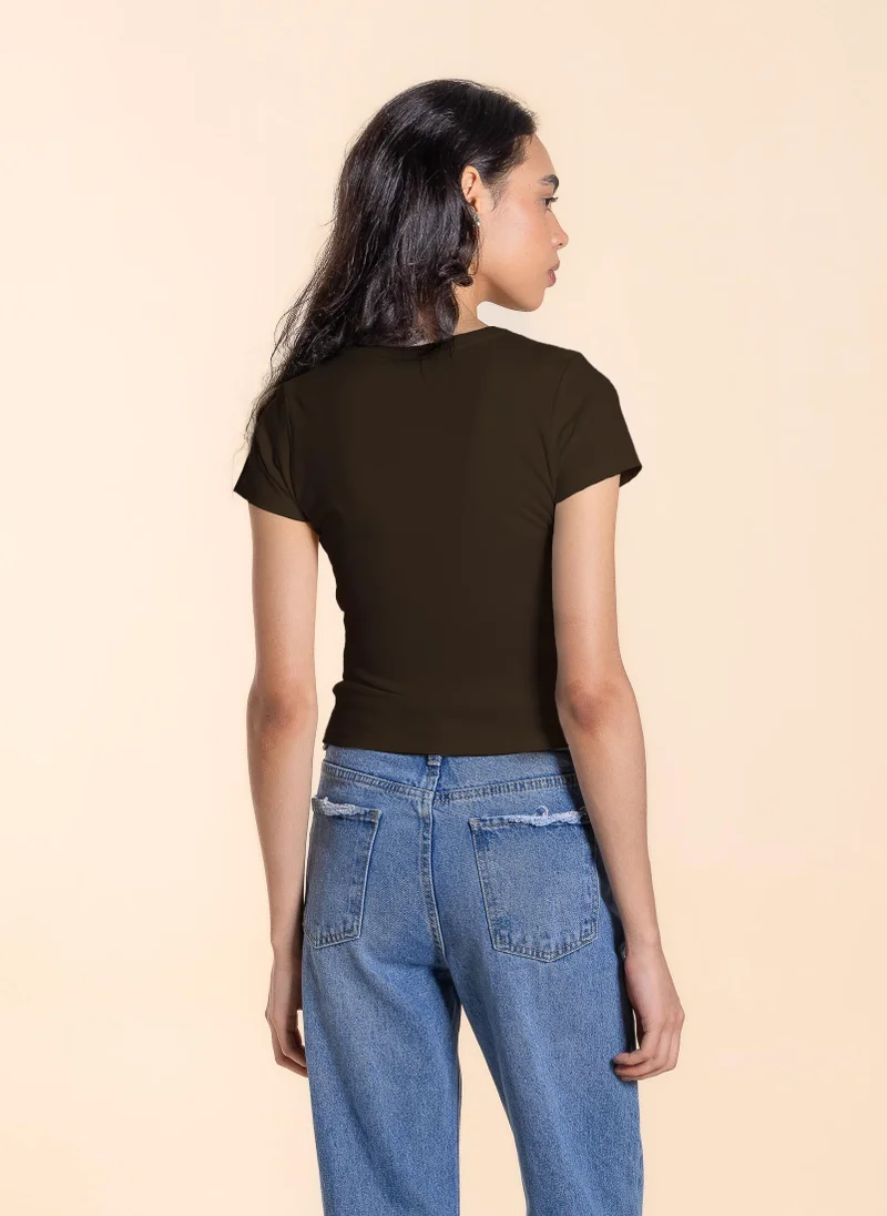 شايبس تيشيرت أساسي بقصة ضيقة