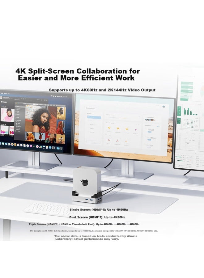 Acasis Akashis Macmini M4 Expansion Dock Hard Drive Enclosure 40gbps Hdmi Display 8tb Expansion Compatible With M4/m4pro Host Thunderbolt 4/5 Interface M003pro - Image 5