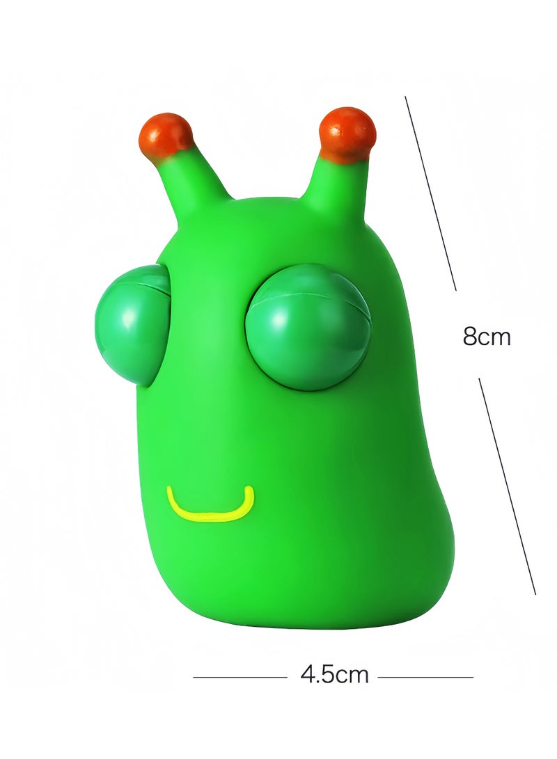 Pop-Eyed Worm Stress Relief Toy | Hand Squeeze Fidget - Image 5
