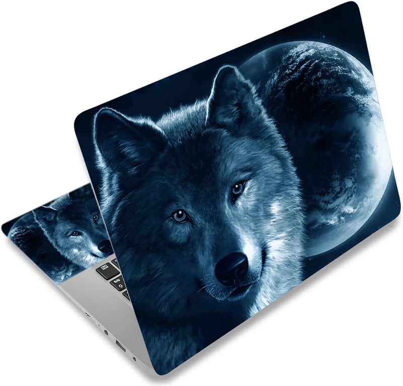ICOLOR Laptop Skin Sticker Decal,12" 13" 13.3" 14" 15" 15.4" 15.6 inch Laptop Vinyl Skin Sticker Cover Art Decal Protector Notebook PC - Image 1