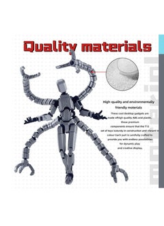 General T13 Action Fiqure Accessories, Multi-Jointed Movable 3D Printed Toys, T13 Action Figure Desktop Decor for Home, Already Assembled T13 Action Figures (1 PCS)  - Image 2