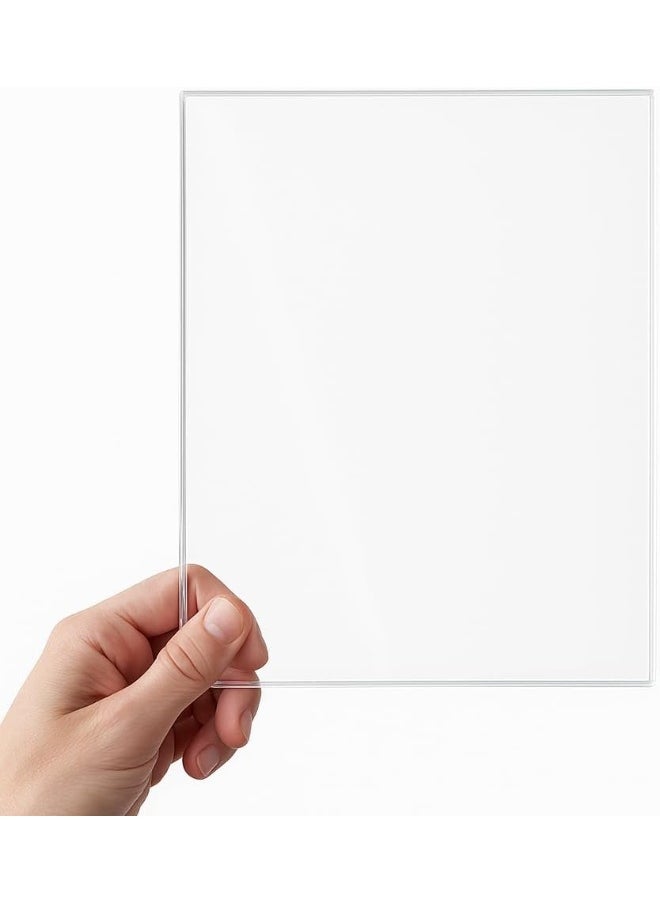 Horoof Home Horoof Home® Clear Acrylic Sheet - 21x29.7 cm, 3mm Thick, Durable & Lightweight Plexiglass Panel for DIY, Crafting, and Laser Cutting  - Image 1