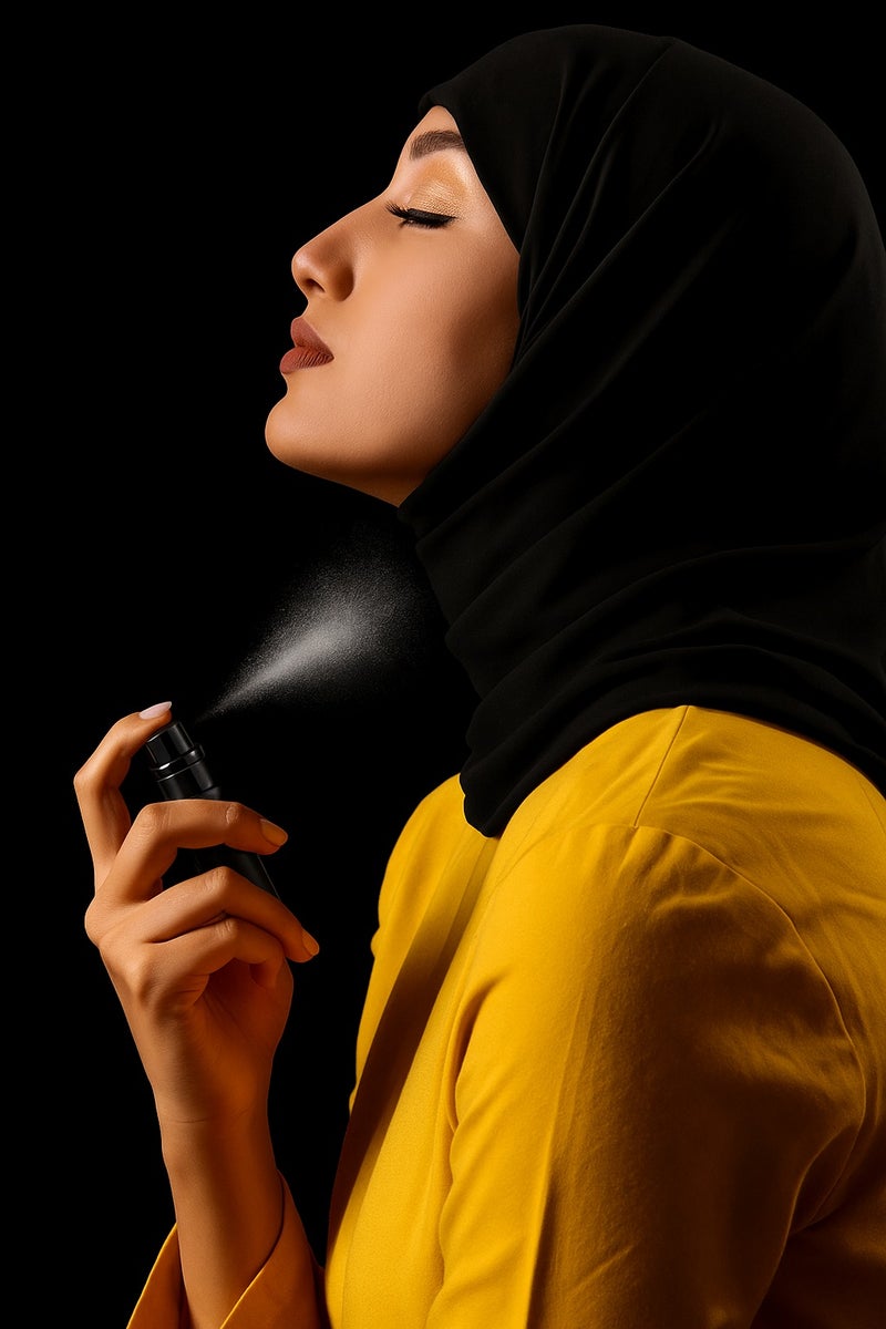 HPMY Travel Refillable Perfume Bottle, Mini Portable Perfume Empty Atomizer with Fine Spray Pump, Leaking Proof Perfume Container for Women u0026 Men, 5ml (Black) - Image 5