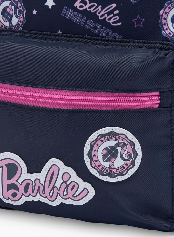 Barbie Printed School Backpack For Girls 8-13 Years With Adjustable Shoulder Straps - 17 Inches - Image 3